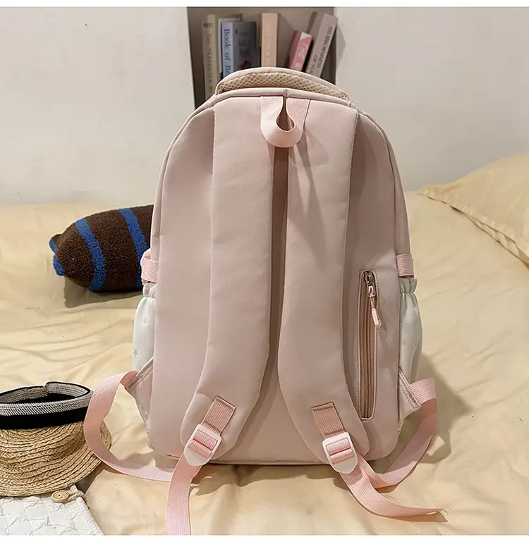 Cute Pink Schoolbag for Girls Large Capacity Single Shoulder — feature 41