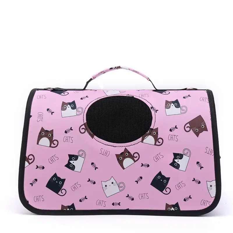 Foldable Pet Outing Bag with Cat Print Colors - Image 18