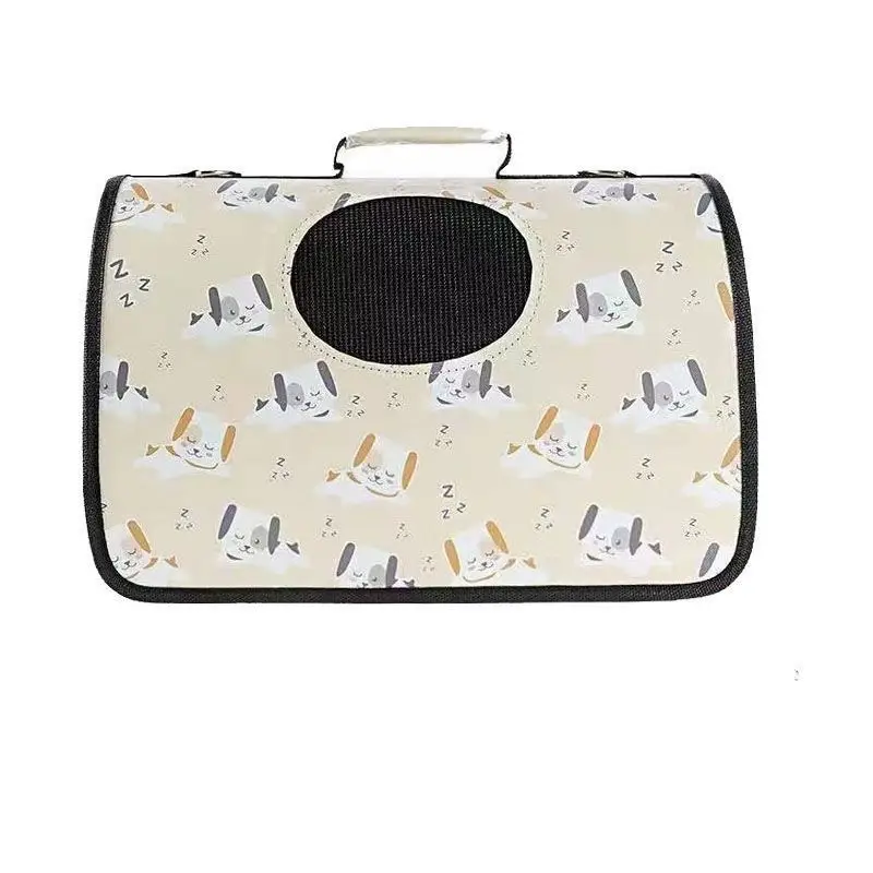 Foldable Pet Outing Bag with Cat Print Colors - Image 11