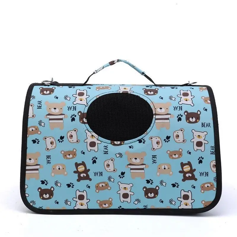 Foldable Pet Outing Bag with Cat Print Colors - Image 7