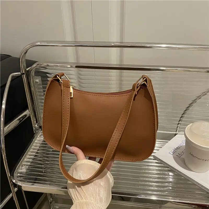 Korean Style Women Shoulder Bag Tan 2025