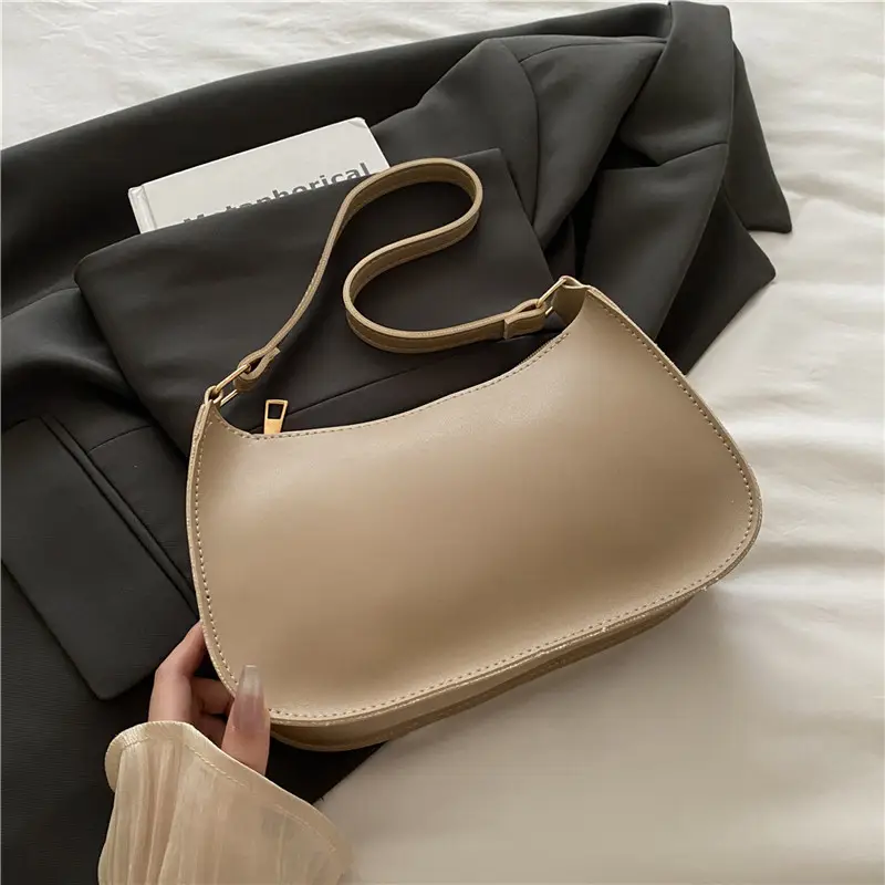 Korean Style Women Shoulder Bag Tan 2025