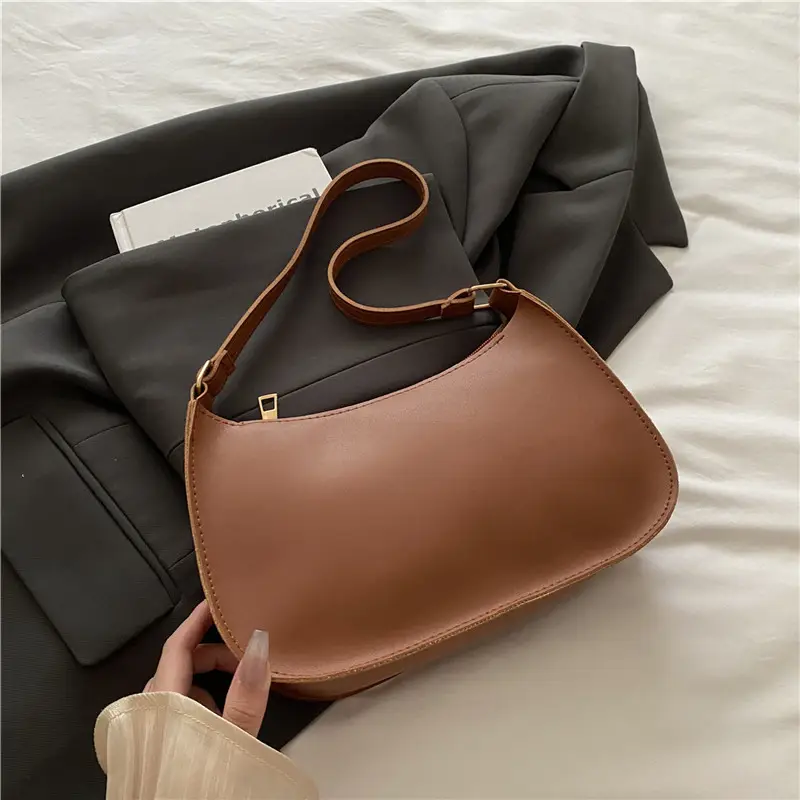 Korean Style Women Shoulder Bag Tan 2025