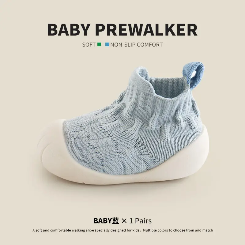 Baby Prewalker Soft Non-Slip Shoes Black
