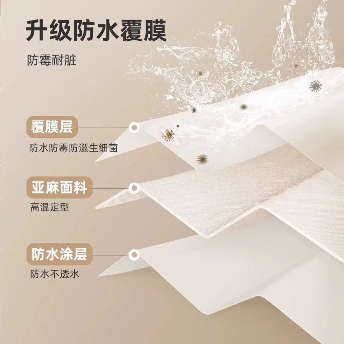 Bathroom Waterproof Shower Curtain Door Partition — feature 15
