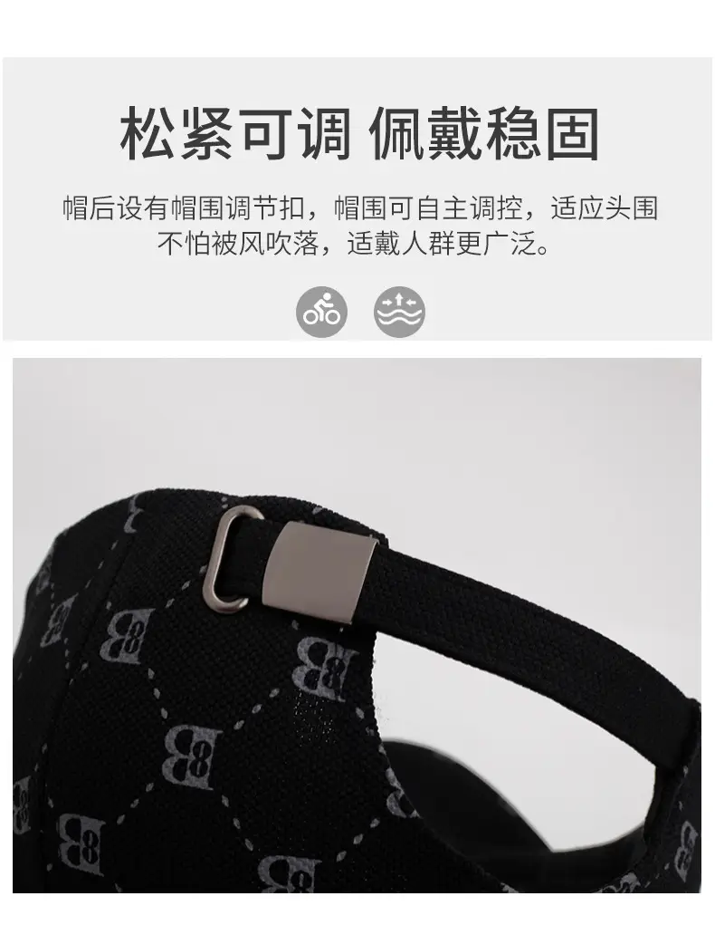 New Letter Embroidered Hard-Top Baseball Cap Black — feature 4