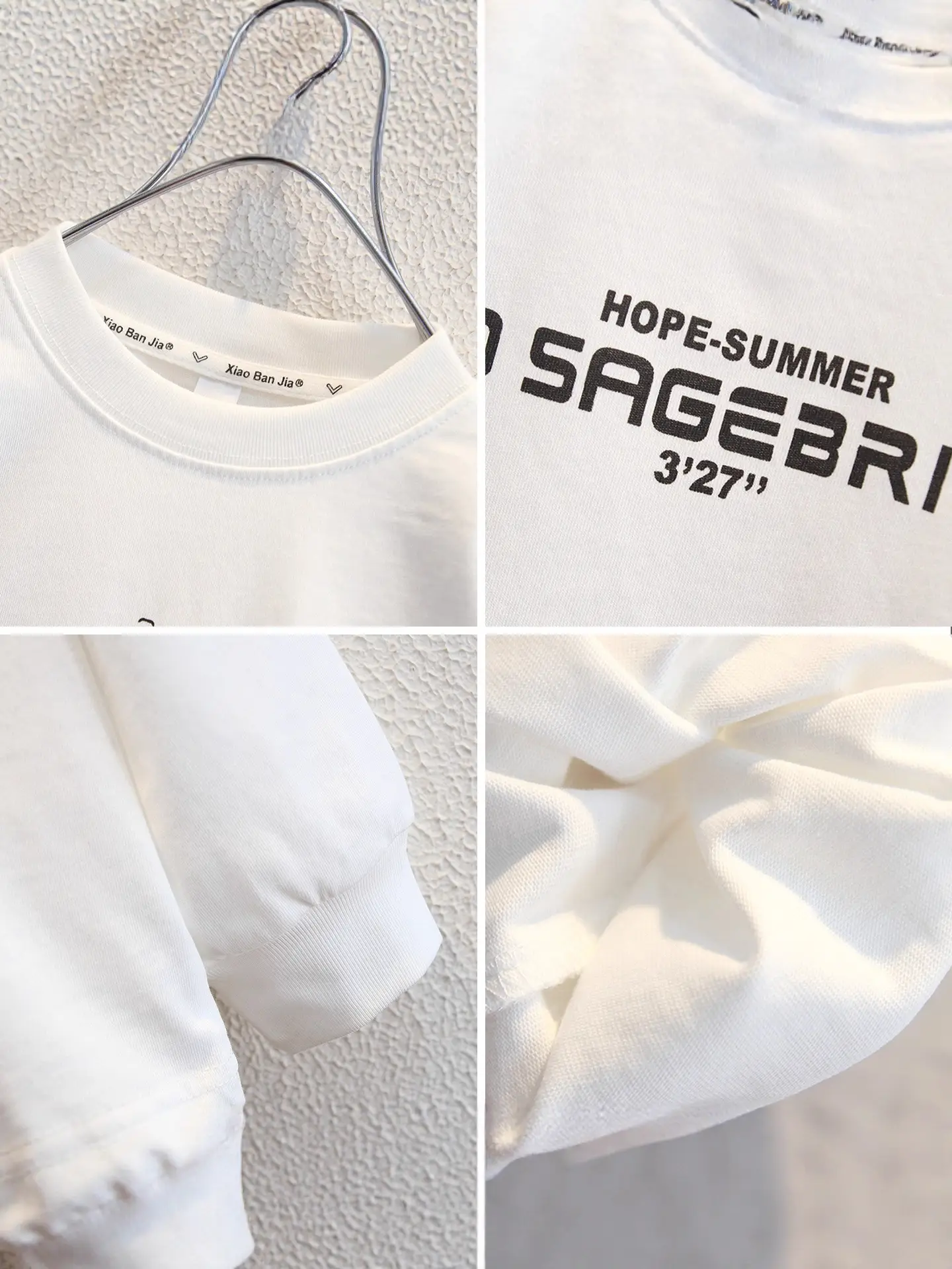 White Long-Sleeved Baby T-Shirt for Boys Autumn - Image 4