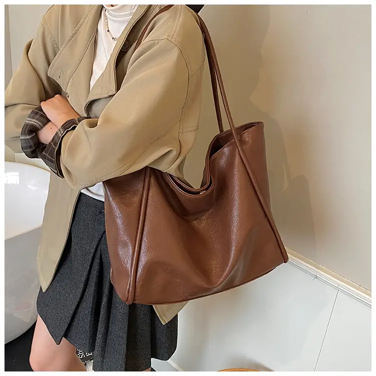 Brown Leather Satchel Bag for Women 2025 — feature 19