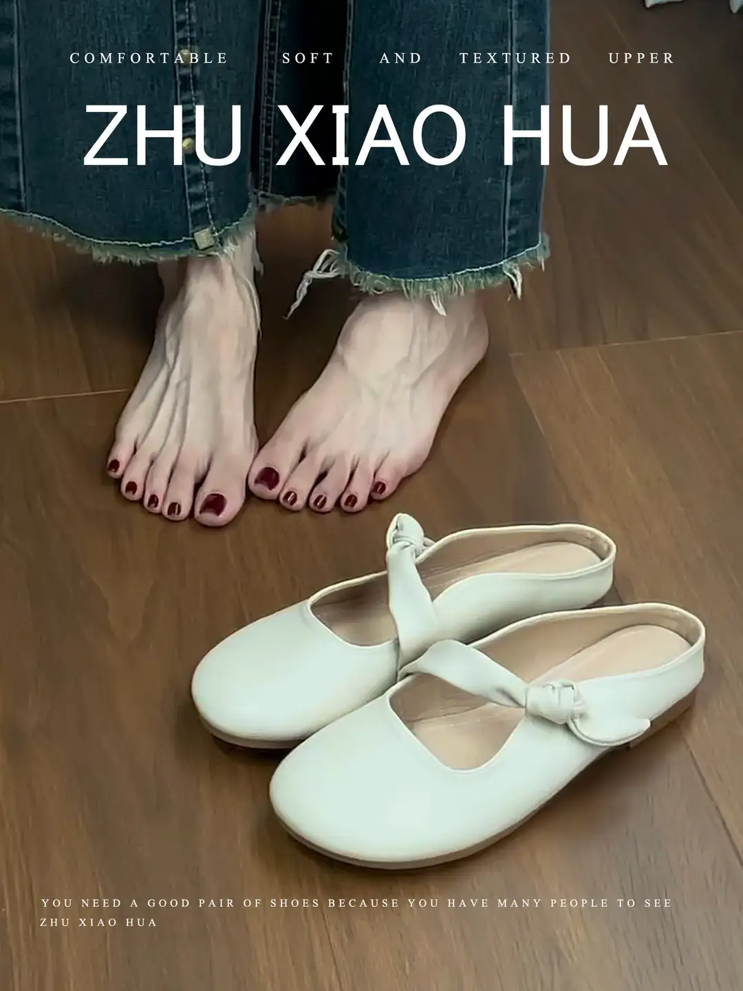French-Style Gentle Closed-Toe Mules for Women, 2025 New Spring and Summer Flat Slip-On Sandals — feature 2