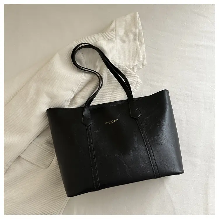 Women Retro Tote Bag Large Capacity Leather Shoulder Bag — feature 8