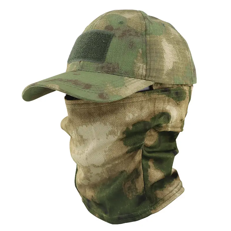 Cross-Border Camouflage Baseball Cap Hood Set Outdoor Mountaineering Hat Fishing Sun Protection Breathable Sun Hat Quick-Drying Peaked Cap - Image 21