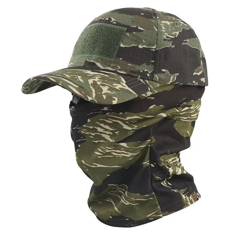 Cross-Border Camouflage Baseball Cap Hood Set Outdoor Mountaineering Hat Fishing Sun Protection Breathable Sun Hat Quick-Drying Peaked Cap - Image 17