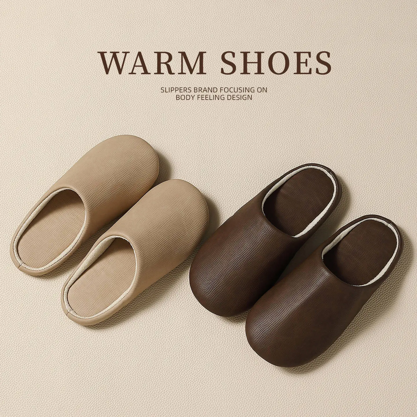 Japanese-Style Cotton Slippers for Men Women Winter Warm Indoor - Image 14