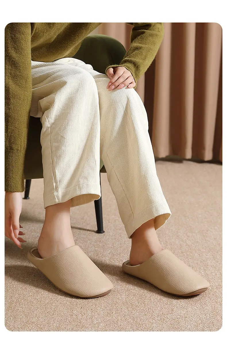 Japanese-Style Cotton Slippers for Men Women Winter Warm Indoor — feature 16