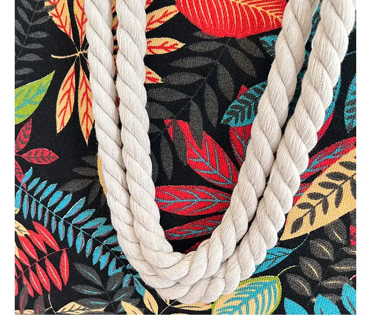 Large Canvas Ethnic Shoulder Tote Bag Women New Style — feature 6