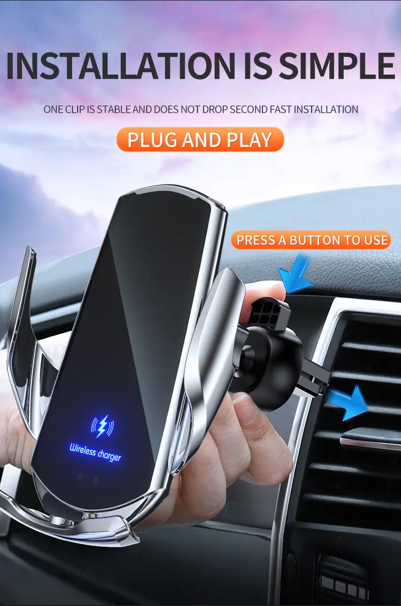 Wireless Charger Phone Holder 15W Fast Charging Magnetic — feature 16