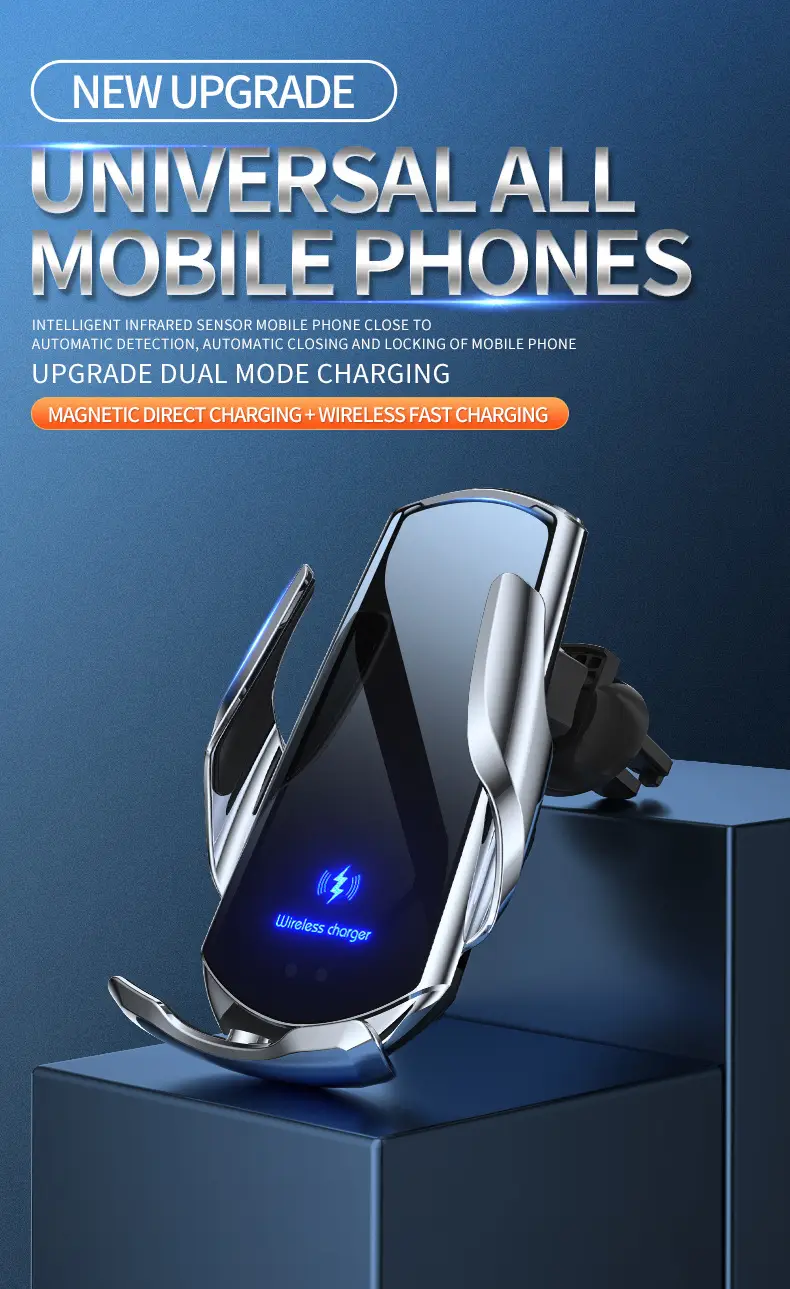 Wireless Charger Phone Holder 15W Fast Charging Magnetic — feature 6