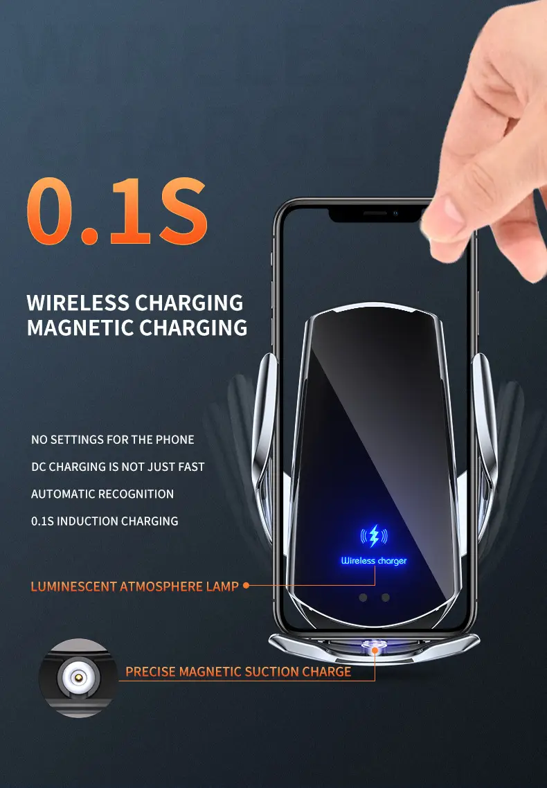 Wireless Charger Phone Holder 15W Fast Charging Magnetic — feature 8