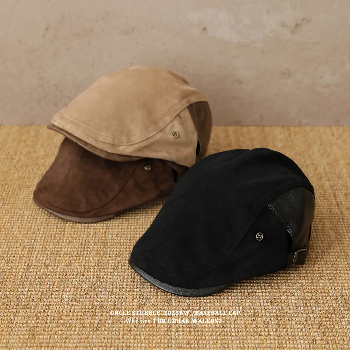 New Suede Retro Baseball Cap for Men Winter - Image 4