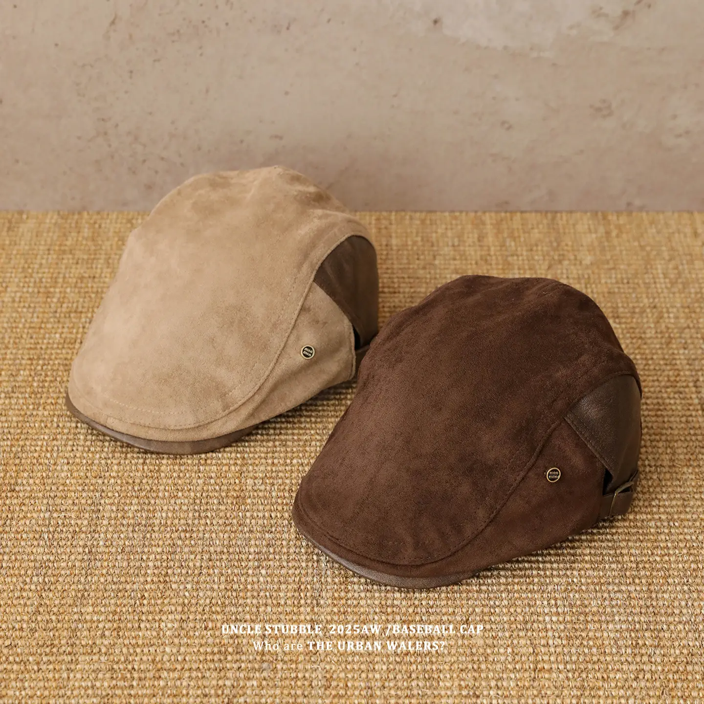 New Suede Retro Baseball Cap for Men Winter - Image 5