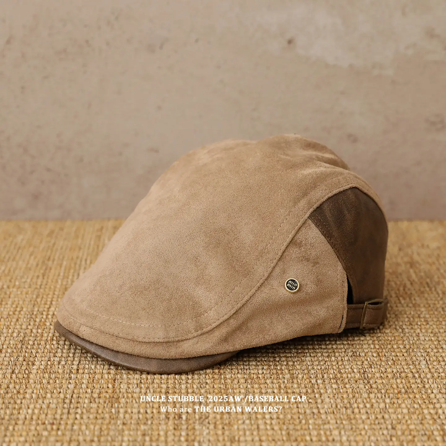 New Suede Retro Baseball Cap for Men Winter — feature 2
