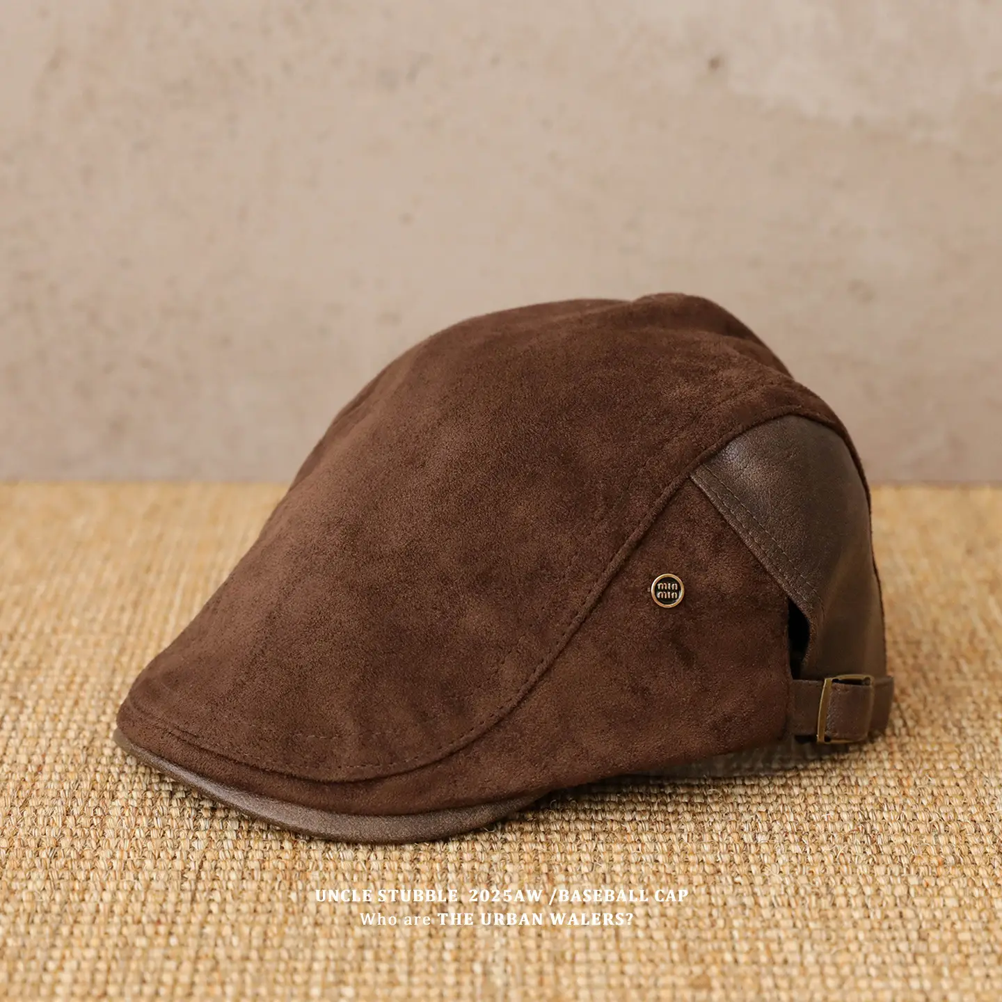 New Suede Retro Baseball Cap for Men Winter — feature 4