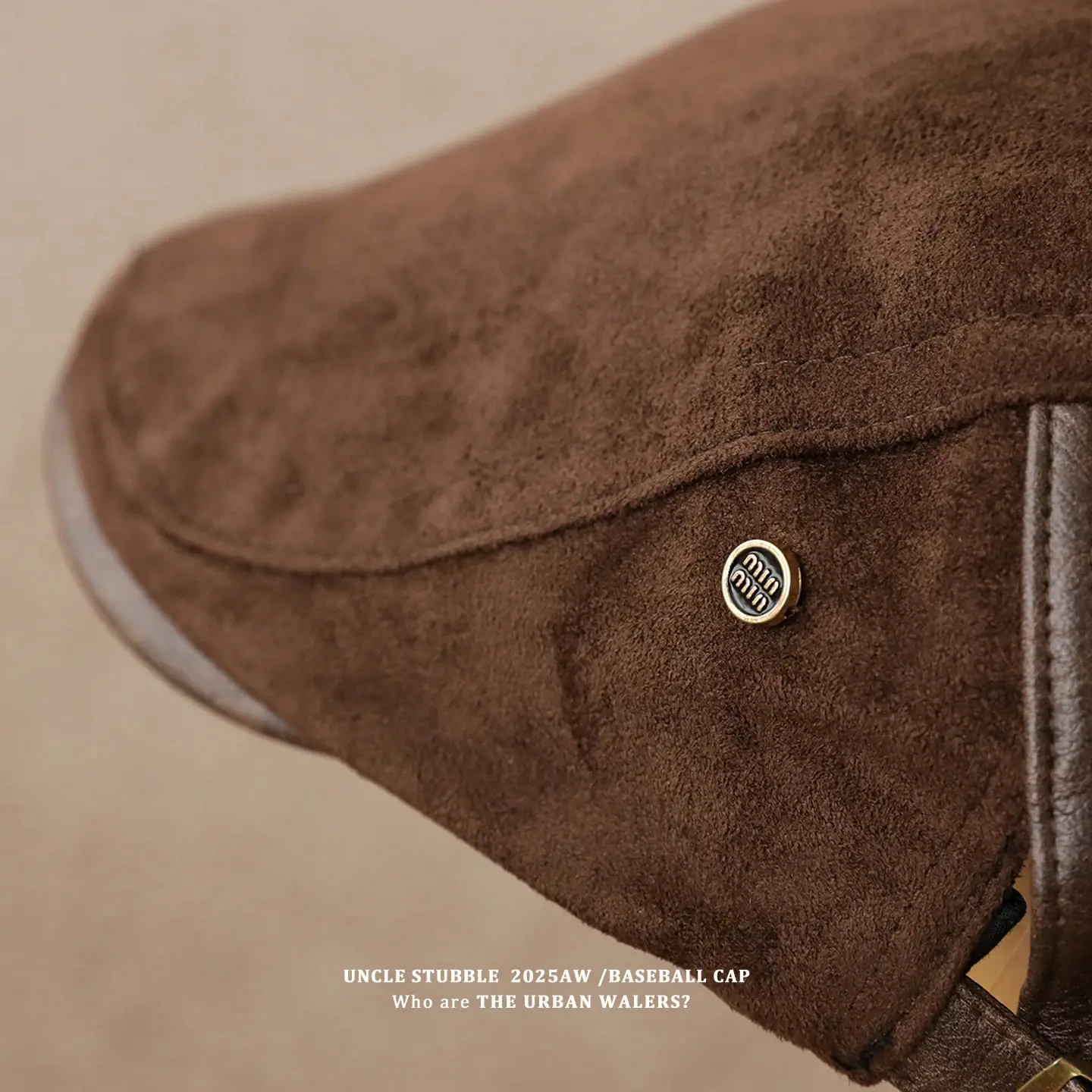 New Suede Retro Baseball Cap for Men Winter — feature 7