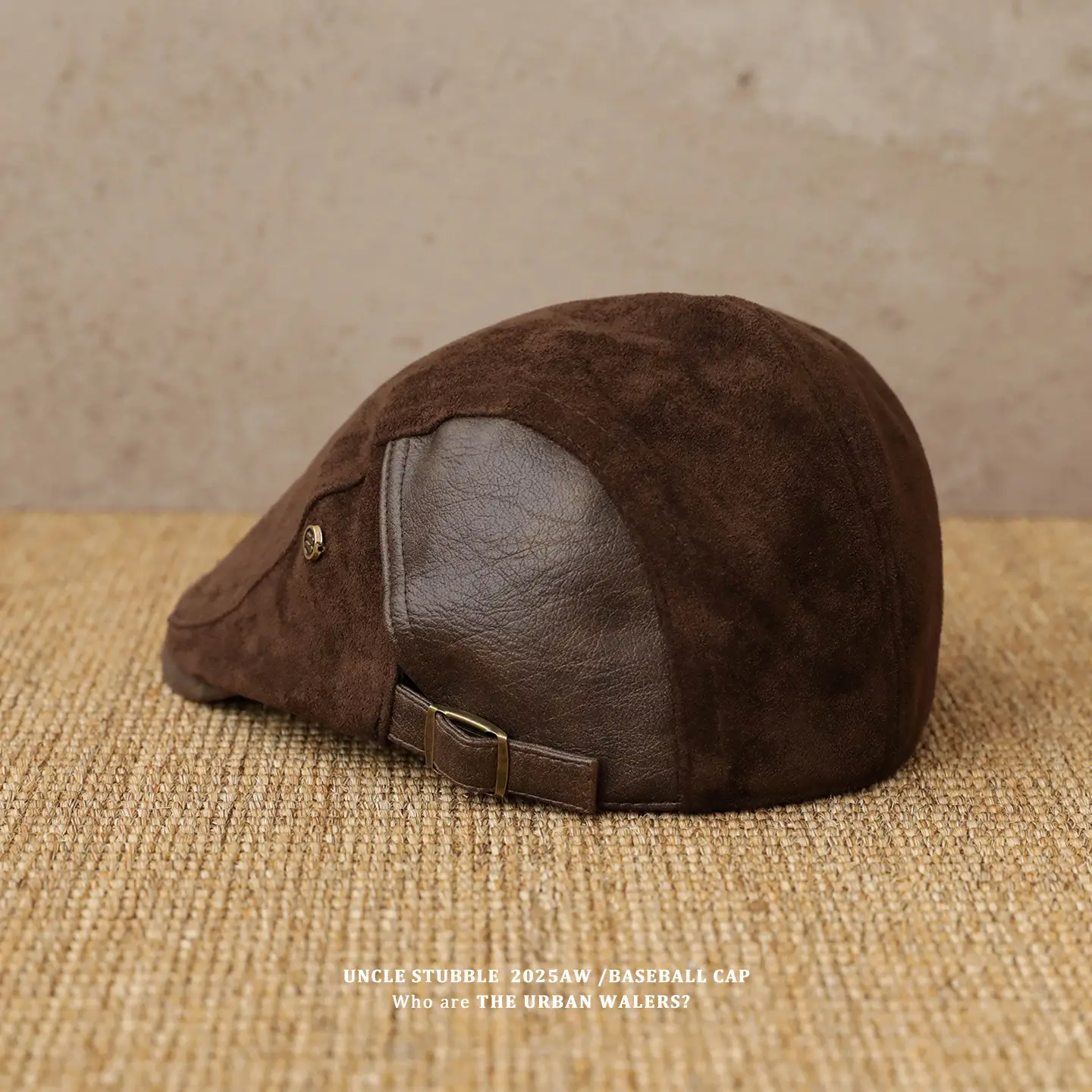 New Suede Retro Baseball Cap for Men Winter — feature 8