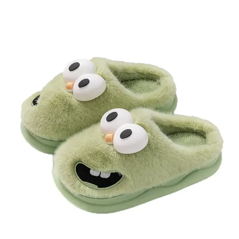 Cotton Slippers Men's Autumn and Winter 2025 New Indoor Home Household Non-Slip Thick Sole Warm Plush Cotton Slippers Winter - Image 15