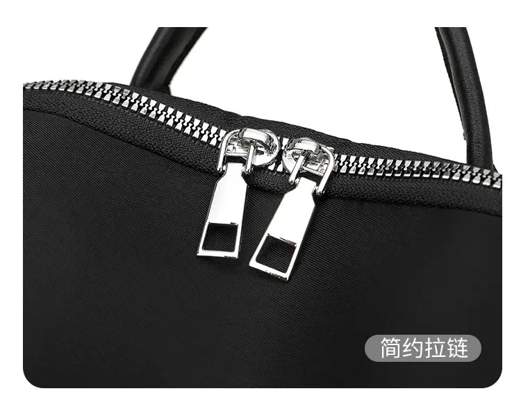 Pink Women's Shoulder Backpack with Tassel & Black Backup — feature 25