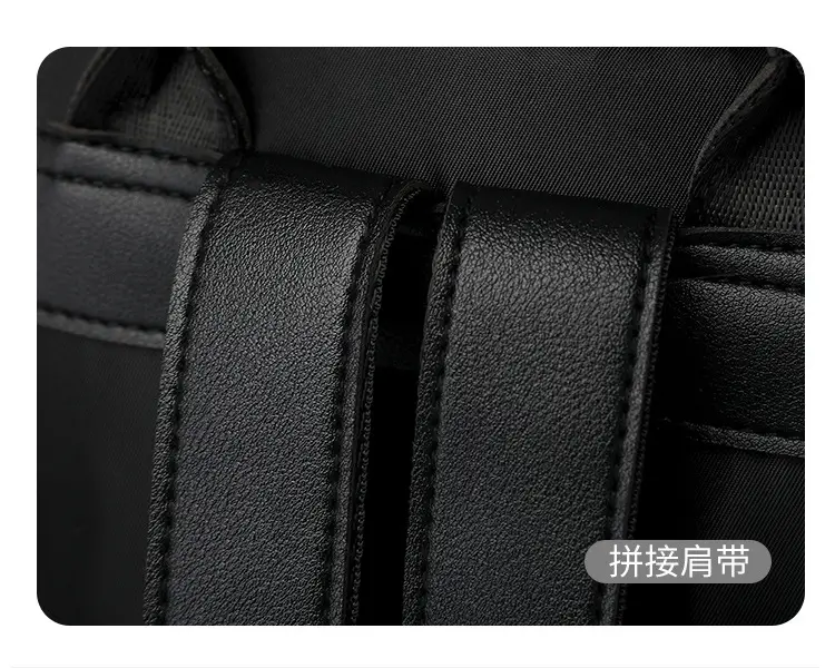 Pink Women's Shoulder Backpack with Tassel & Black Backup — feature 27