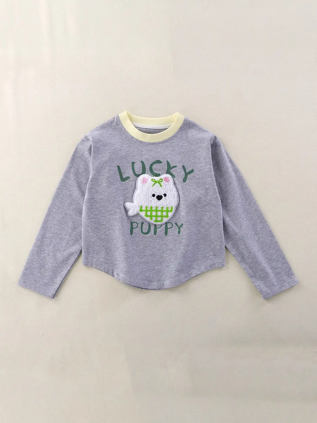 Girls Red Hello Sweet Long Sleeve Sweatshirt 2025