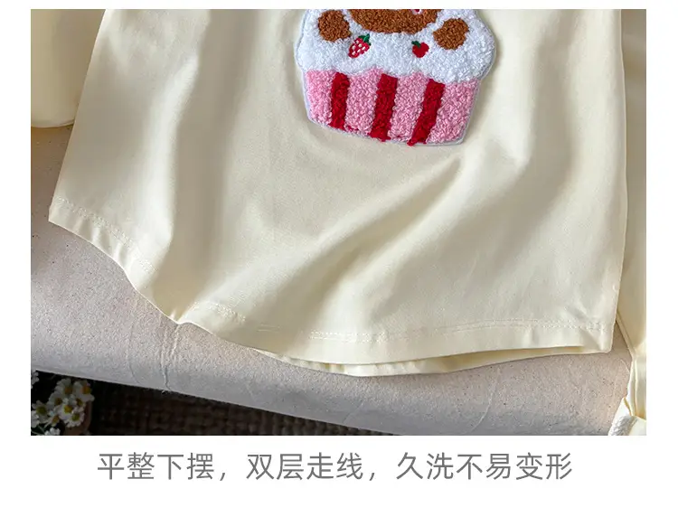 Girls Red Hello Sweet Long Sleeve Sweatshirt 2025 — feature 21