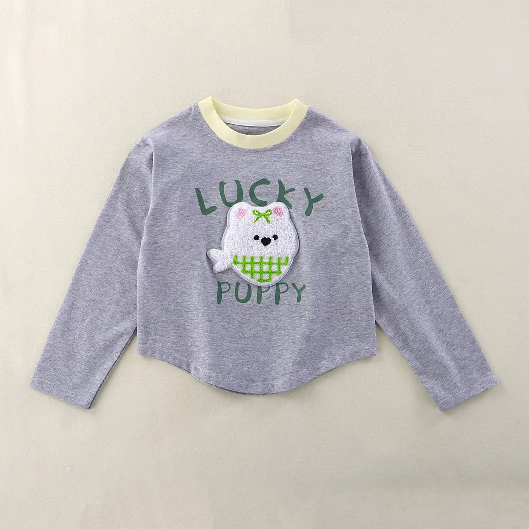 Girls Red Hello Sweet Long Sleeve Sweatshirt 2025