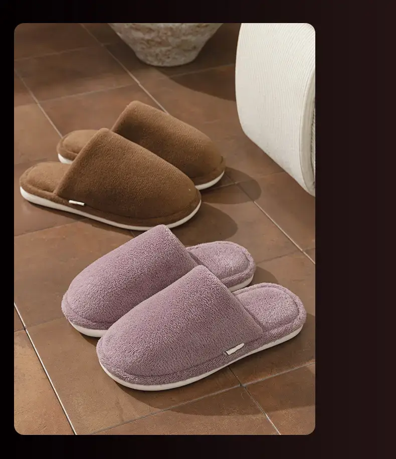 Autumn Winter Cotton Floor Slippers for Men — feature 14
