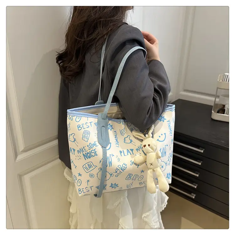 Printed Fashion Commuter Large Capacity 2025 New Stylish Shoulder Tote Bag — feature 13