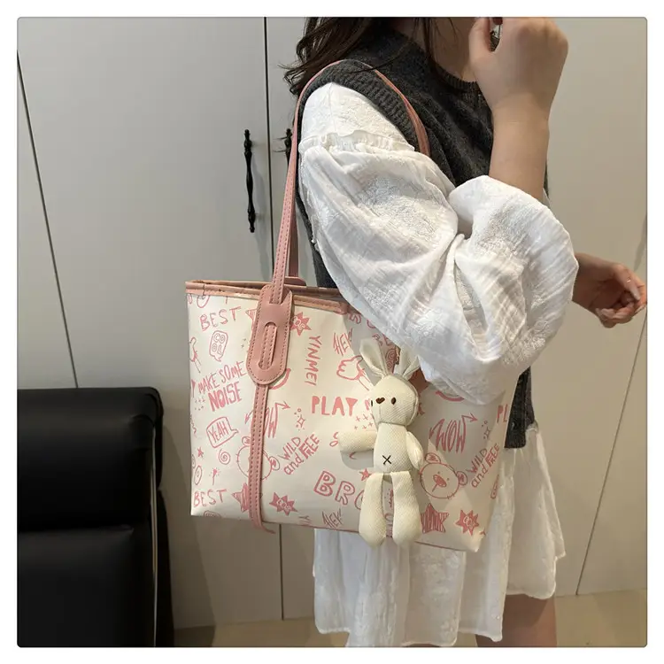 Printed Fashion Commuter Large Capacity 2025 New Stylish Shoulder Tote Bag — feature 17