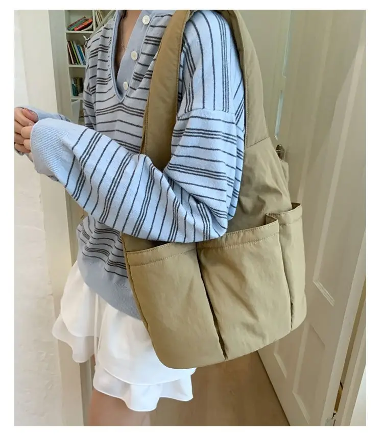 Lightweight Waterproof Multi-Pocket Tote Bag — feature 13