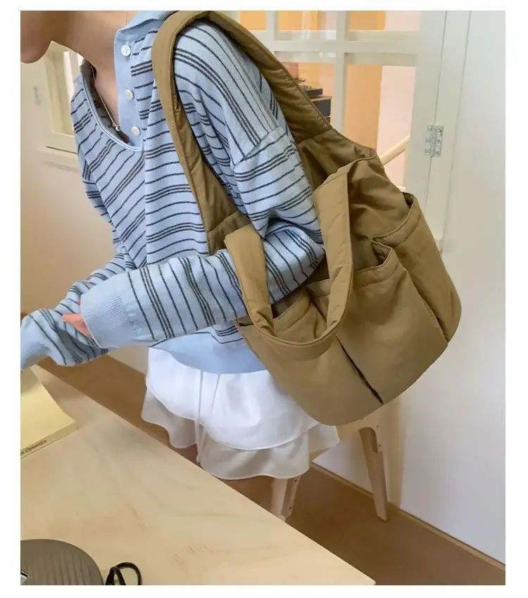 Lightweight Waterproof Multi-Pocket Tote Bag — feature 8
