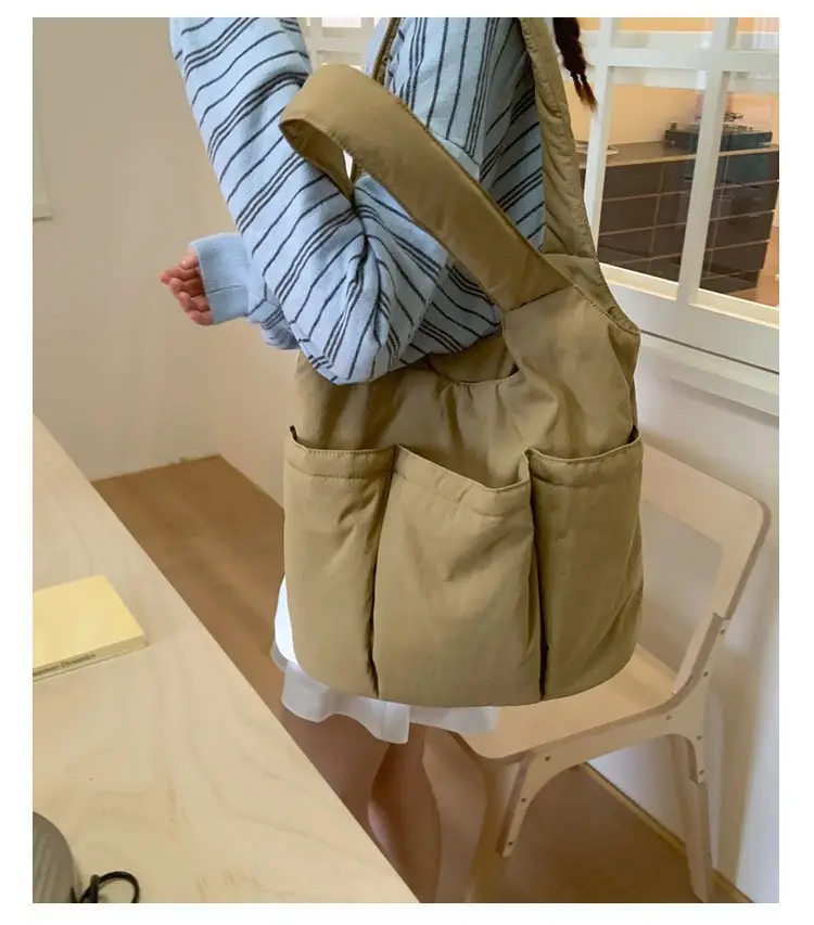 Lightweight Waterproof Multi-Pocket Tote Bag — feature 9