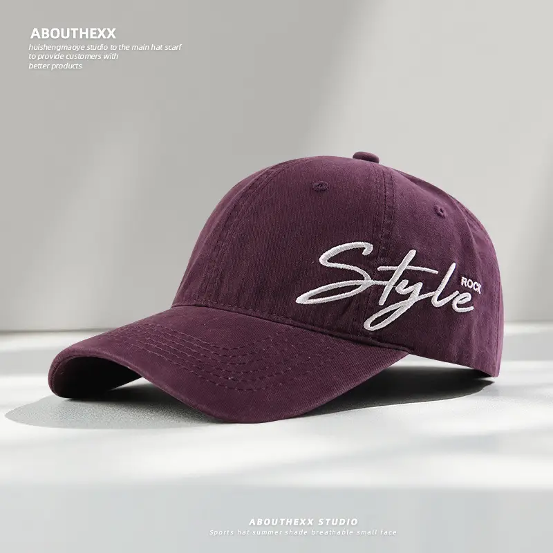 Women Wash Letter Embroidery Cap 2025 Spring Summer — feature 8