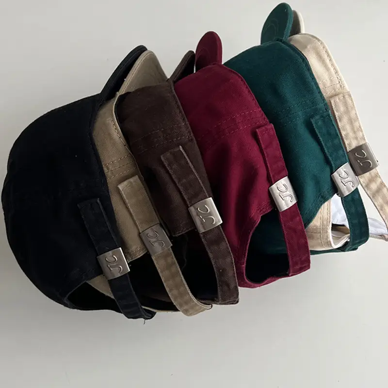 American Style Green Baseball Cap for Women Summer Retro Duckbill Cap for Men — feature 10