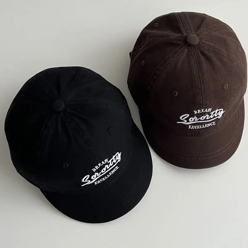 American Style Green Baseball Cap for Women Summer Retro Duckbill Cap for Men — feature 7