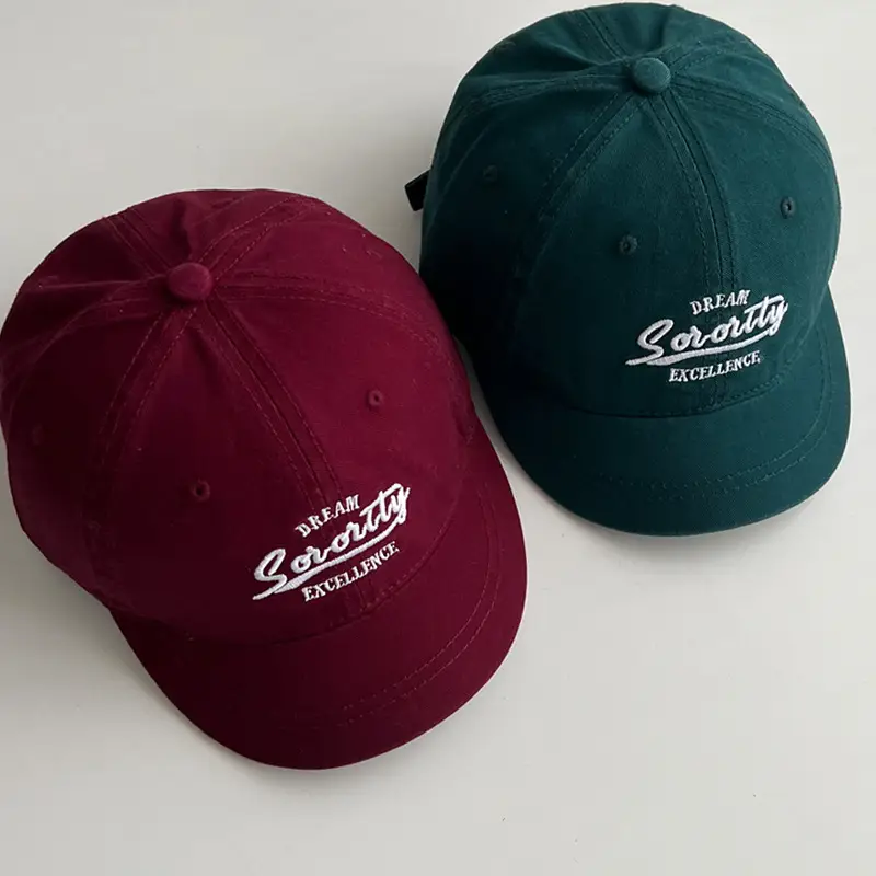 American Style Green Baseball Cap for Women Summer Retro Duckbill Cap for Men — feature 8