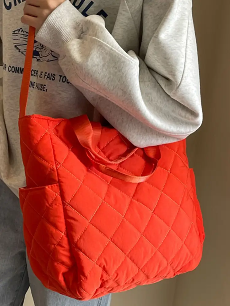 Japanese-Style Quilted Shoulder Bag for Women - Image 9