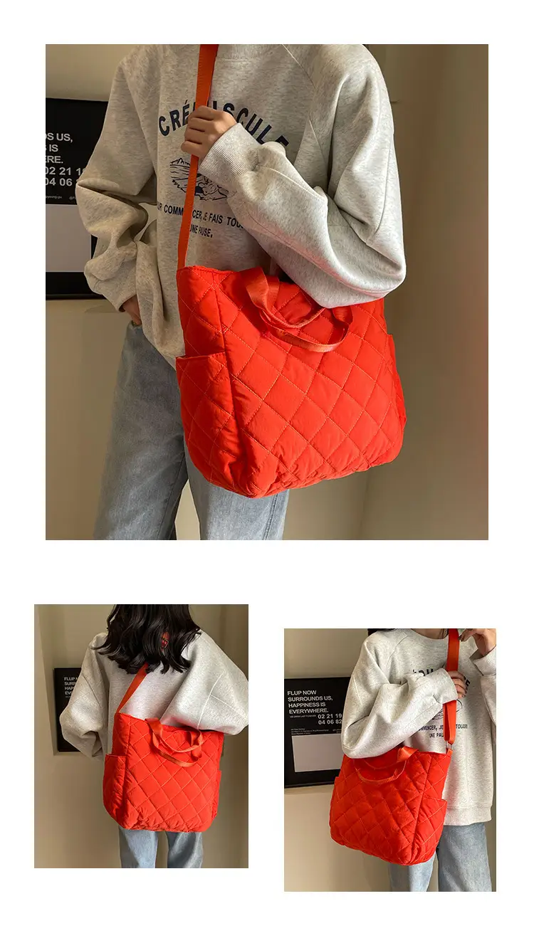 Japanese-Style Quilted Shoulder Bag for Women — feature 11