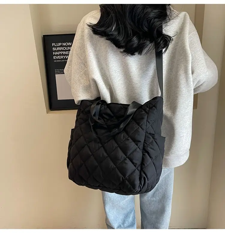 Japanese-Style Quilted Shoulder Bag for Women — feature 18