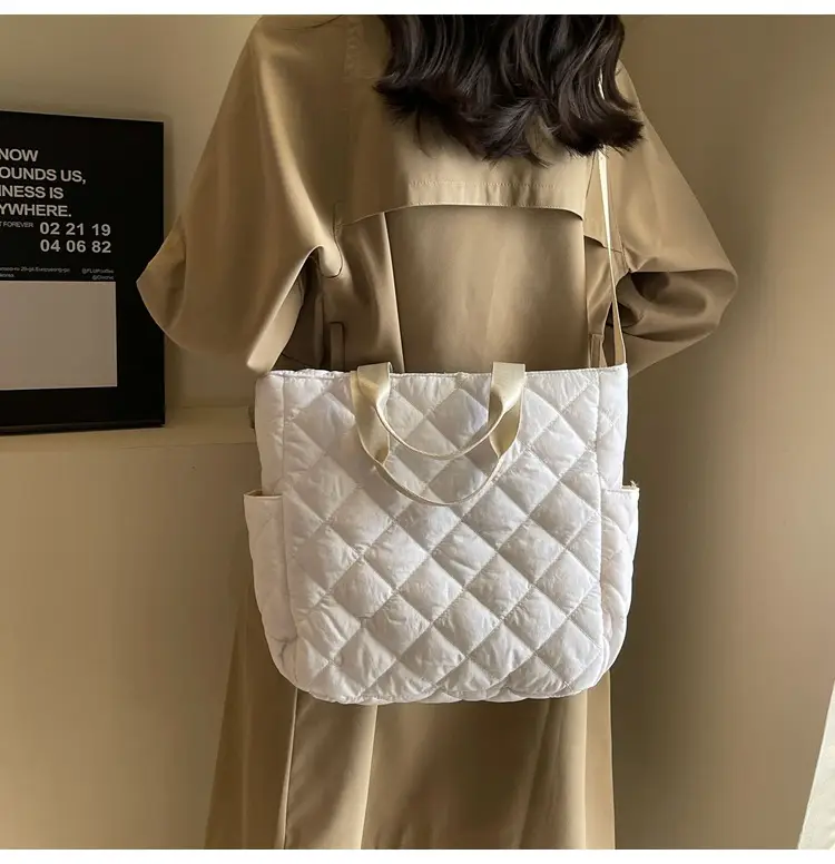 Japanese-Style Quilted Shoulder Bag for Women — feature 22