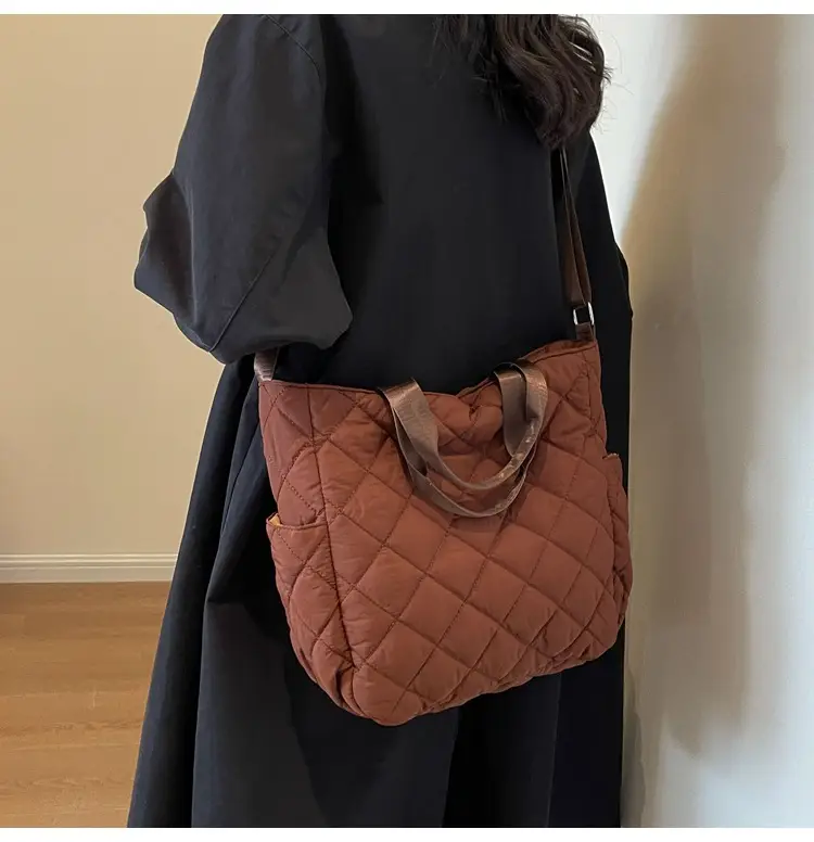 Japanese-Style Quilted Shoulder Bag for Women — feature 23