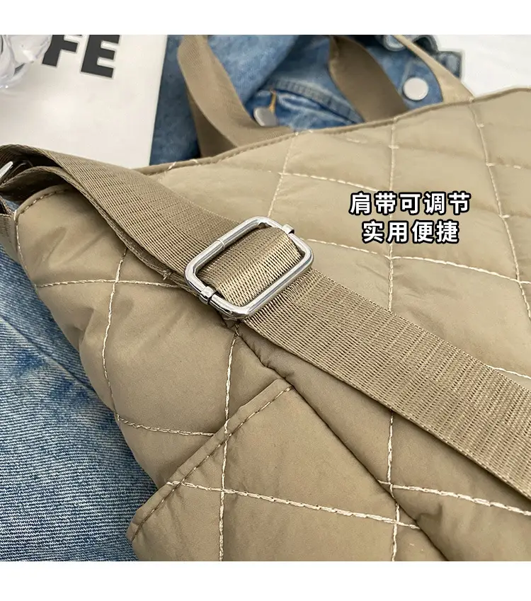 Japanese-Style Quilted Shoulder Bag for Women — feature 6